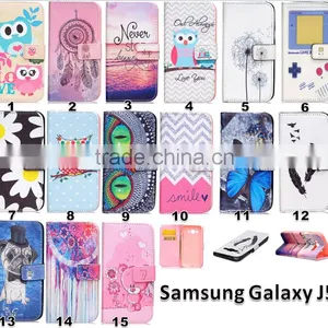 Fashion Lovely Color Printing Leather Wallet Case Cover For Samsung Galaxy J5 thumbnail-1