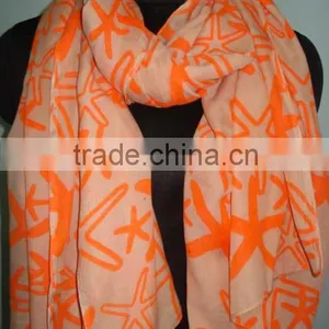COTTON PRINTED SCARF 2014 thumbnail-5