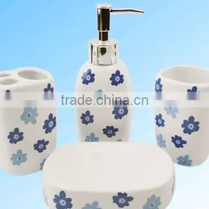 Fashional 4pcs Bath Accessories Ceramic thumbnail-6