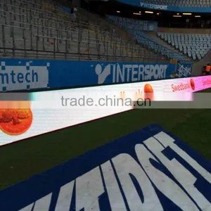 P10 Soft Mask Football Stadium Perimeter Led Screen Display thumbnail-1