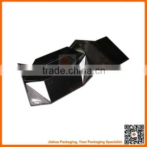 Black Foldable Gift Box With Magnet/shoe Box Foldable Paper thumbnail-1