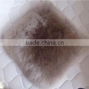 HOT SELL 45*45cm Merino Sheepskin Pillow thumbnail-1