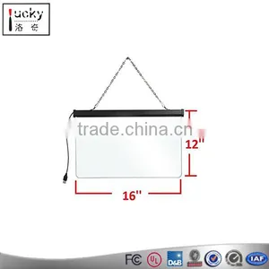 Plexiglass 7 Colors Changing Led Lit Sign With Picture / Engrave Logo in Sign With Remote Controller thumbnail-2