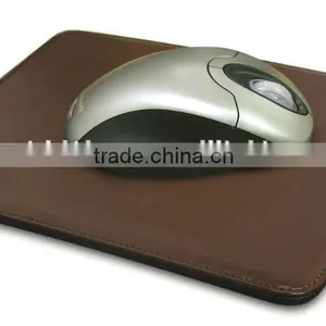 2016 Leather Silicone Promotional Genuine Leather Floating Mouse Pad thumbnail-4
