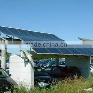 Amorphous Silicon Battery Carport,Thin Film BIPV Glass thumbnail-1