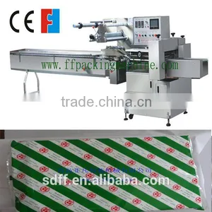 PLC Automatic Sandwich Paper Pillow Packing Machine thumbnail-1
