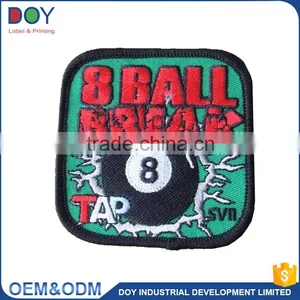 Wholesale High Quality Customized Designed Washable Eco-friendly Garment Fabric Embroidery Badges thumbnail-4