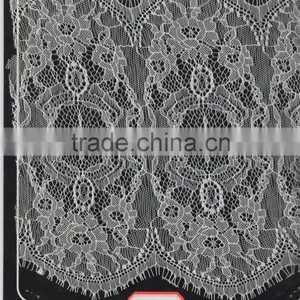 Fashions White Eyelash Lace Trim For Lady Dress thumbnail-1