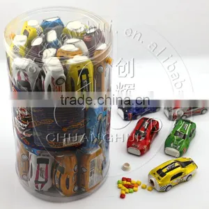 Car Toys With Bubble Gum In Jar thumbnail-2