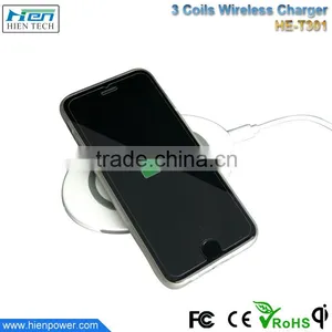 High Quality 3 Coil qi Wireless Induction Battery Charger for Lenovo From China thumbnail-1