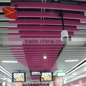 70*70*0.8Thickness Sound-absorbing Aluminum Baffle Ceiling Tiles thumbnail-5