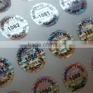 Laser Transparent Holographic Adhesive Label thumbnail-1