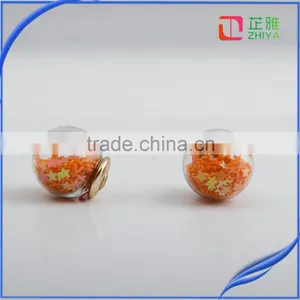 2016 New Korean Fashion Wild European Style Simple Double Ball Candy-colored Wild Earrings Women Brand Earring Jewelry thumbnail-4
