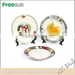 Custom Ceramic Sublimation Plate With Flower Rim Made In China thumbnail-1
