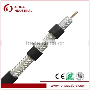 CE Standard MATV RG11 Drop Coaxial Cable With Messenger thumbnail-1