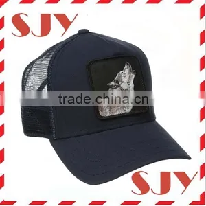 High Quality Mens Embroidery 5 Panel Mesh Trucker Hat thumbnail-4
