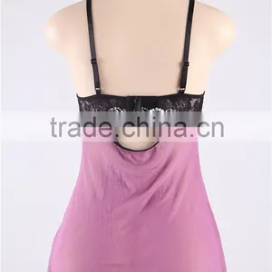 Mauve Chemise Women Underwear Sexy thumbnail-3