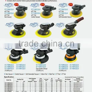 CENTRAL VACUUM RANDOM ORBITAL SANDER W/5" VELCRO PAD thumbnail-2