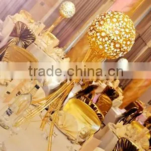 Beautiful Crystal Ball Candle Holder , Votive Candle Holder Centerpieces for Wedding Table Decoration thumbnail-1