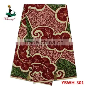 Best Quanlity Hollandais Wax Print Fabric African Sale for Dress YBWH277 thumbnail-4