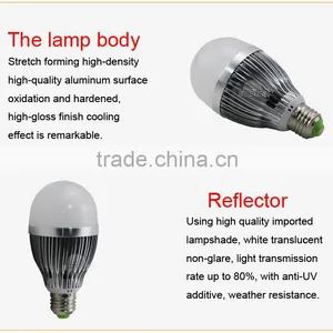 A60 7W 9W 12W 220V LED Light Bulbs thumbnail-3