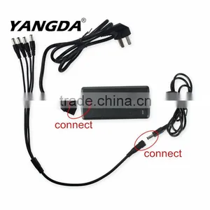 12V 4A 60W DC Power Supply With 8 Way CCTV Power Splitter Cable thumbnail-3