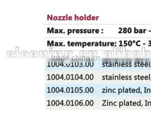 High Pressure Stainless Steel Nozzle Holder Rubber Nozzle Protector thumbnail-1