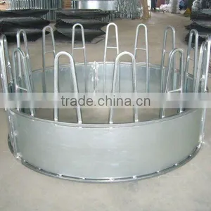 Hot Dip Galvanized Steel Cattle Hay Feeder thumbnail-6