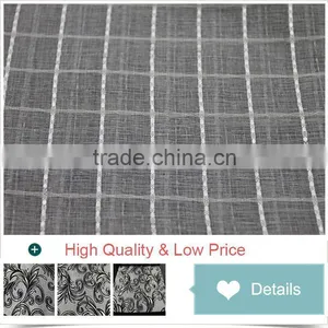 100%polyester Sheer Embroidery Curtain Fabric thumbnail-1