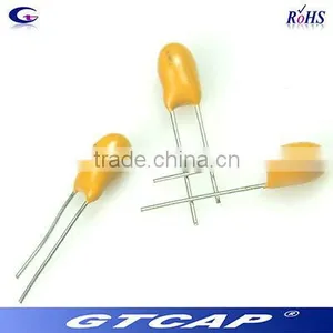 Light Weight 4.7 Micro Farad Dipped Tantalum Capacitor Supplier thumbnail-1