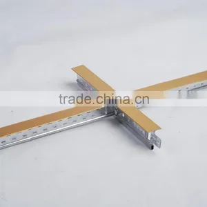Hot Sale in Iraq H38 Wooden Color Ceiling T-bar thumbnail-3