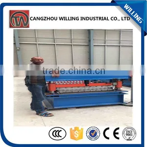 Made in China Glazed Tile Roll Forming Machine With AMS System thumbnail-1