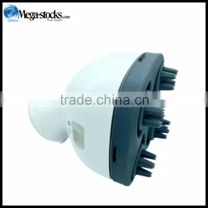 Gentle Scalp Head Massage Brush Waterproof Massaging Shower Bath Soft Rubber Comb thumbnail-3