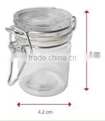 Mini Glass Spice Jar With Clip Lid Storage Bottle thumbnail-2