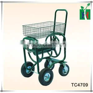 Metal Four Wheel Garden Hose Reel Tool Cart TC4709 thumbnail-1