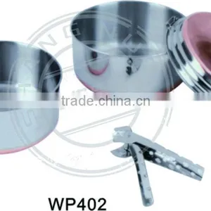 Safety Metal Pot and Fry Pan and Nipper for Picnic thumbnail-1