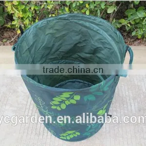 Printed Garbage Bag Leaf Bag With Handles UV Resistant With Logo thumbnail-5