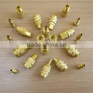 Round 3-way Female Brass Socket , 3-way Brass Gas Separation Connector thumbnail-2