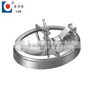 Top Sale Sanitary Stainless Steel YAW Round Manhole Cover thumbnail-1