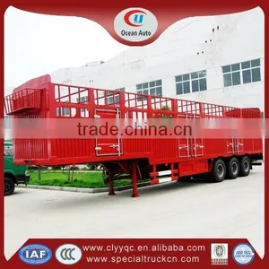 for Sale China Van Semi-trailer Steel Cargo Trailer thumbnail-1