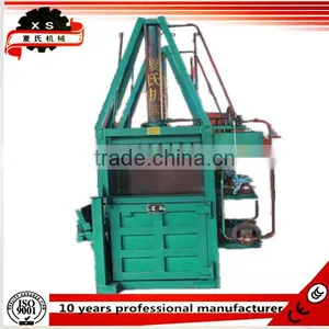 DB-10T Vertical Hydraulic Baler for Waste Paper , Plastic, Cartoon,straw,hay Packing thumbnail-1