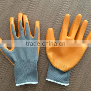 Nitrile Coated Nylon Work Gloves Size 9 EU thumbnail-4