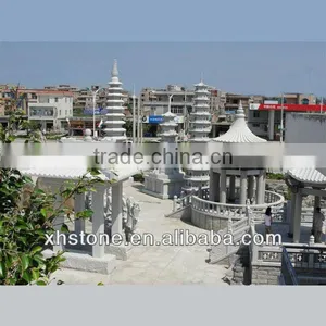 Garden Stone Pavilion Gazebo, thumbnail-1