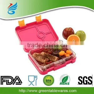 Leakproof Plastic Bento Lunch Box Container Stacking Bento Box thumbnail-3