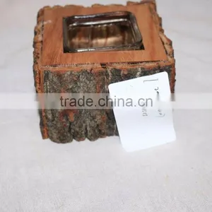 Wholesale Exqusite Modern Design Wooden Candle Holder for Sale thumbnail-1
