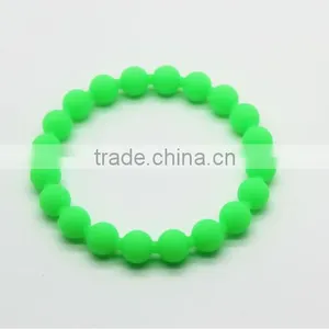 Glow Silicone Bead Bracelet Silicone Bracelet thumbnail-2