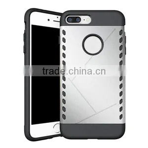 Combo Phone Case TPU + PC Phone Hull Protective Back Cover for IPhone7 7plus thumbnail-2