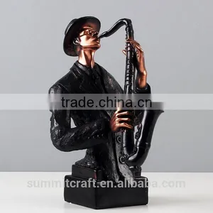 Mordern Art Decorative Resin Bust of Figurines Musicians thumbnail-2