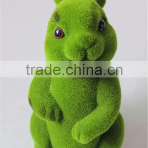 Home and Garden Easy Shopping Decorative 30cm Height Artificial Green Grass Moss Bunny Easter Rabbit E10 26T06 thumbnail-2
