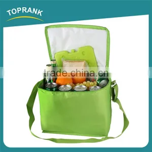 Custom Color Promotional Foldable Insulated Frozen Whole Foods Cooler Bag With Ice Brick thumbnail-3